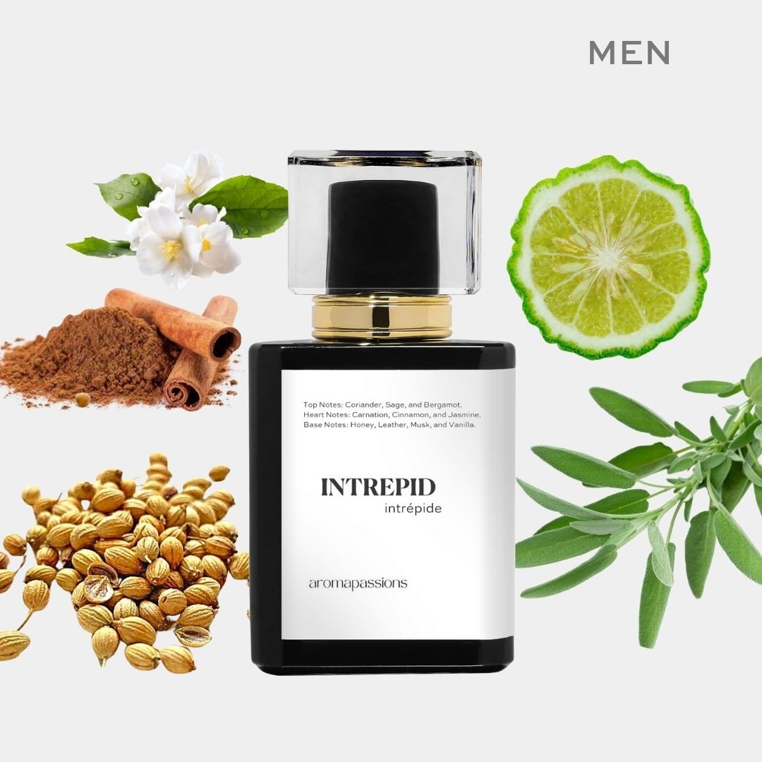 INTREPID | Inspired by YSL KOUROS | Kouros Dupe Pheromone Perfume - aromapassions