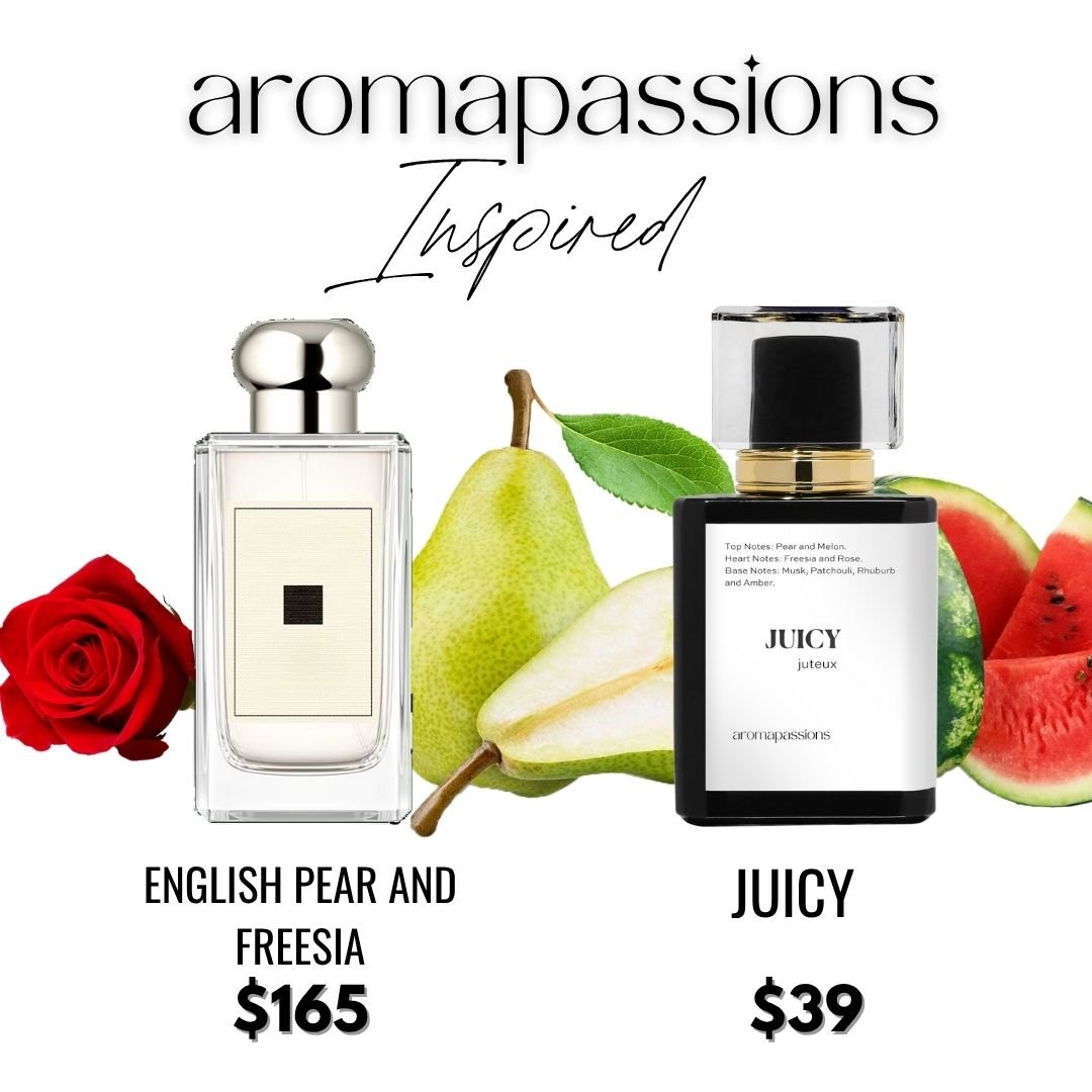 JUICY | Inspired by JO MALONE ENGLISH PEAR AND FREESIA | English Pear and Freesia Dupe Pheromone Perfume - aromapassions