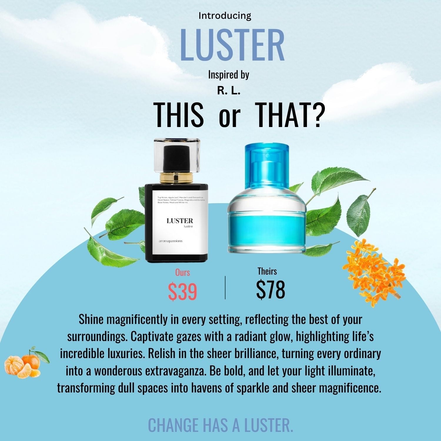 LUSTER | Inspired by RALPH - LAUREN RALPH LAREN | Ralph Laren Dupe Pheromone Perfume - aromapassions