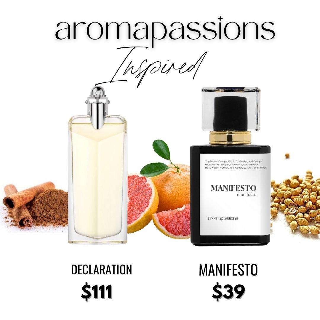 MANIFESTO | Inspired by CARTIER DECLARATION | Declaration Dupe Pheromone Perfume - aromapassions