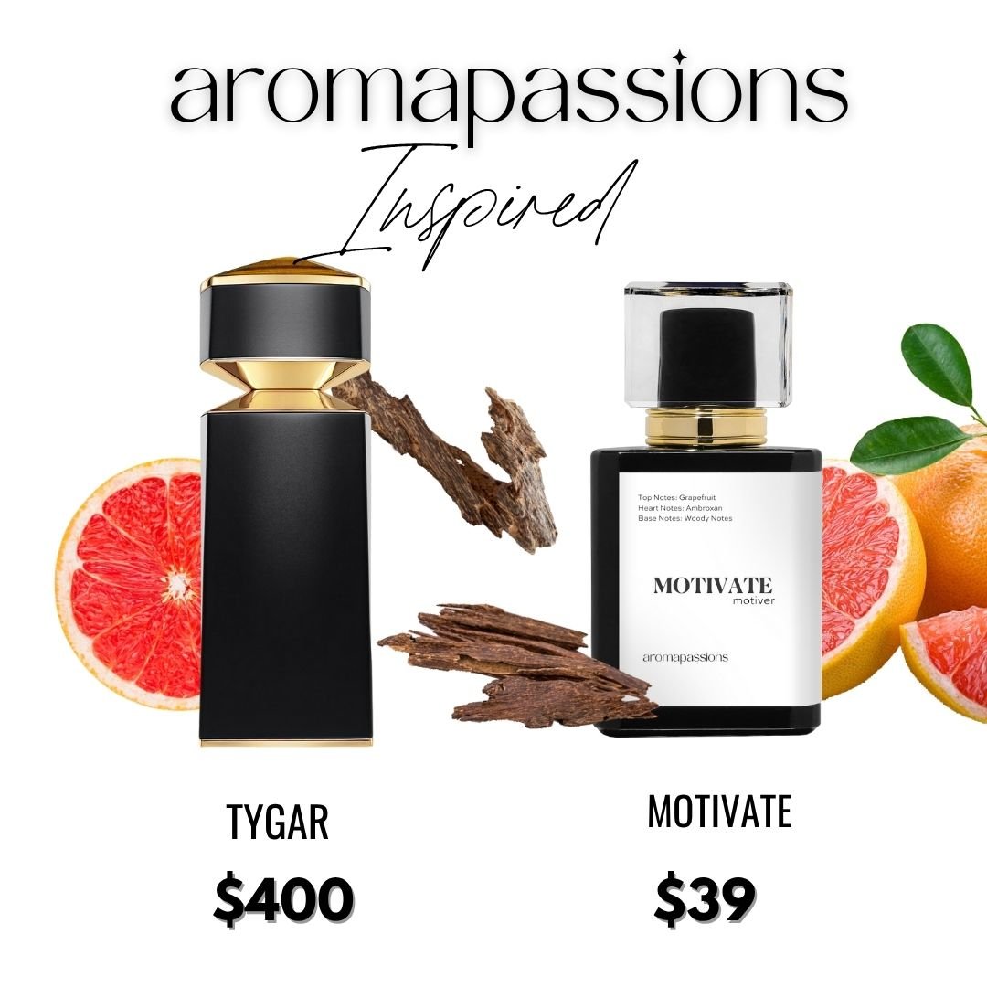 MOTIVATE | Inspired by BVLGARI TYGAR | Tygar Dupe Pheromone Perfume - aromapassions