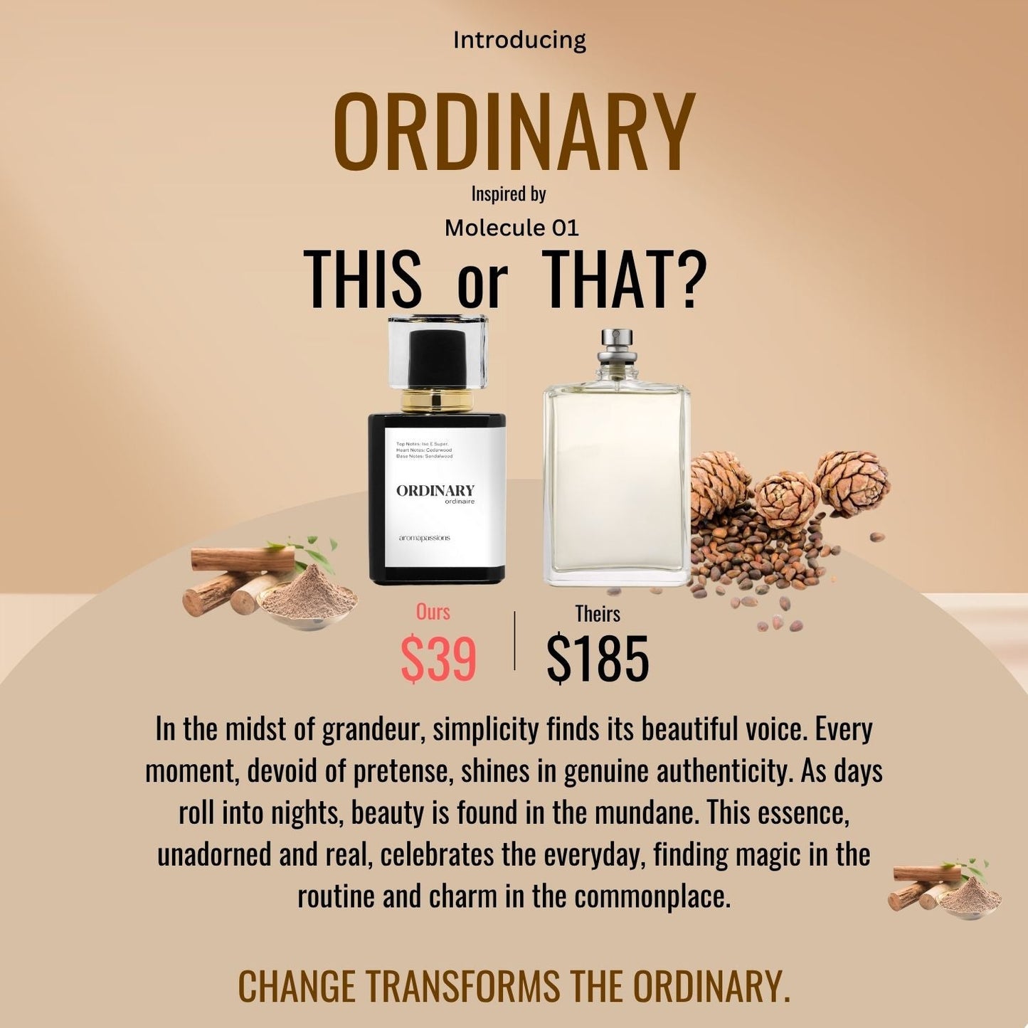 ORDINARY | Inspired by ESCENTRIC MOLECULES MOLECULE 01 | Molecule 01 Dupe Pheromone Perfume - aromapassions