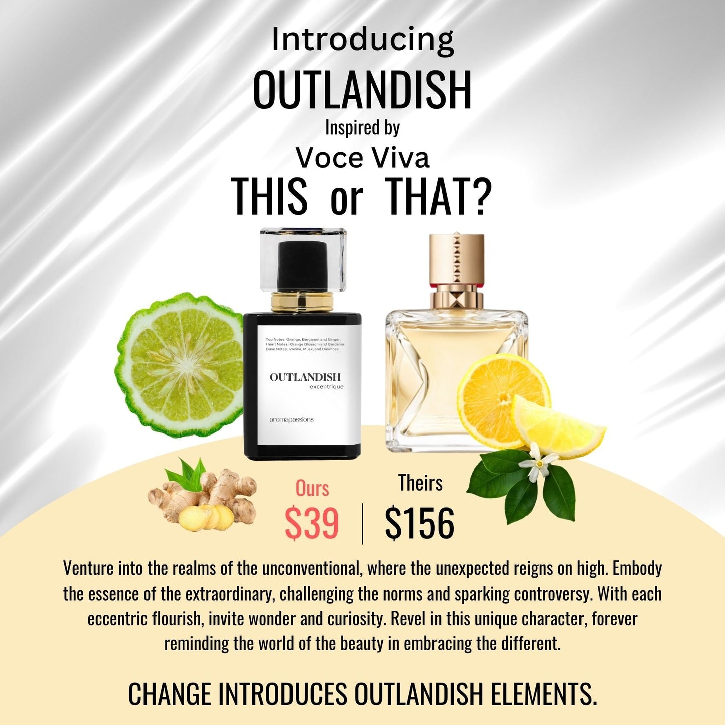 OUTLANDISH | Inspired by VALENTINO VOCE VIVA | Voce Viva Dupe Pheromone Perfume - aromapassions
