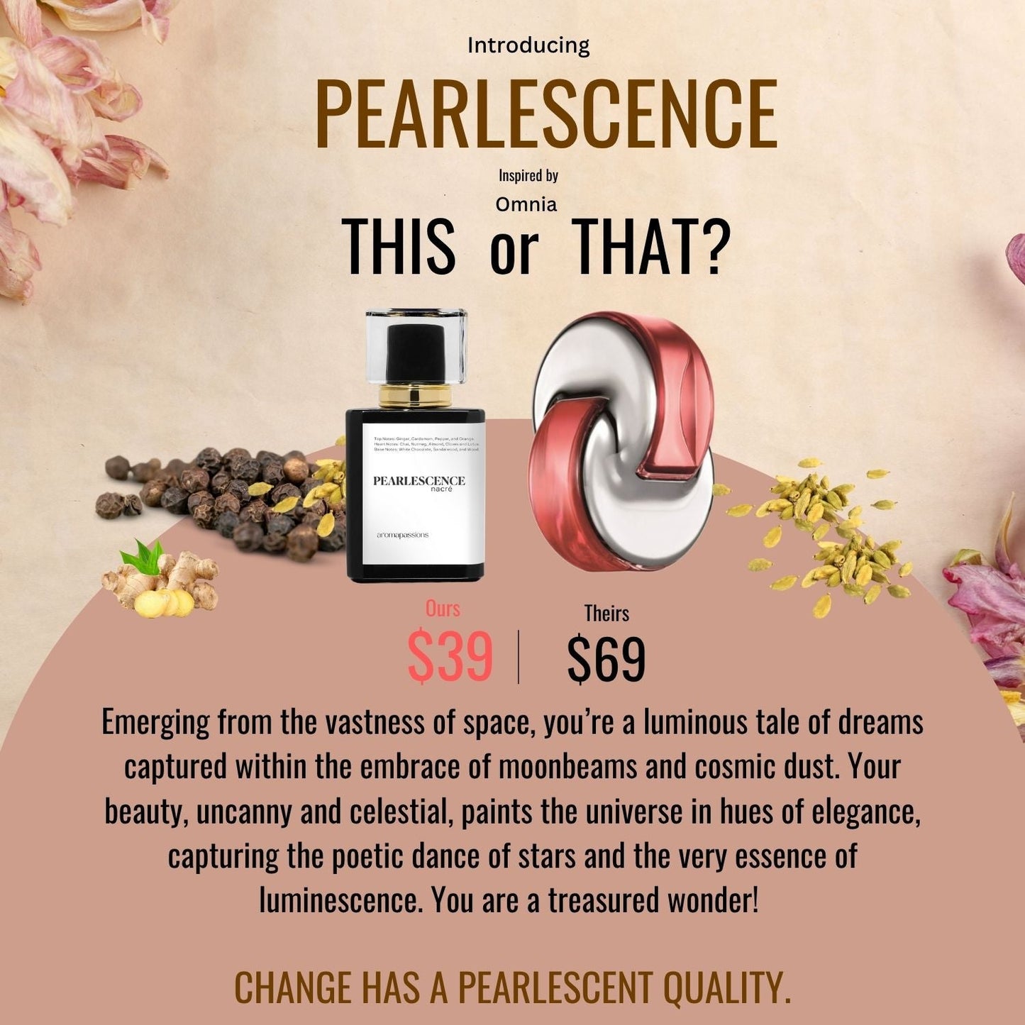 PEARLESCENCE | Inspired by BVLGARI OMNIA BVLGARI | Omnia Bvlgari Dupe Pheromone Perfume - aromapassions