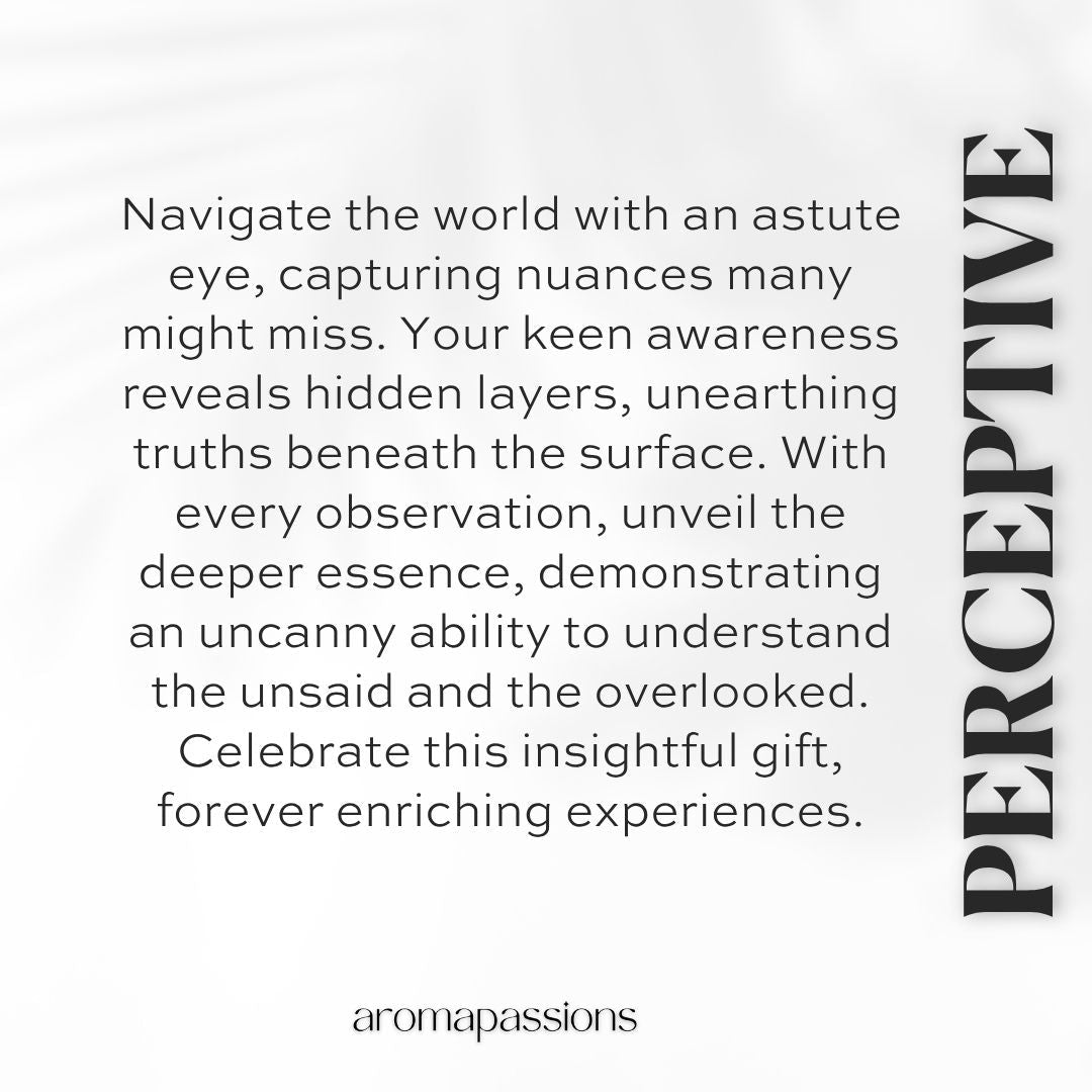 PERCEPTIVE | Inspired by DIPTYQUE TAM DAO | Tam Dao Dupe Pheromone Perfume - aromapassions