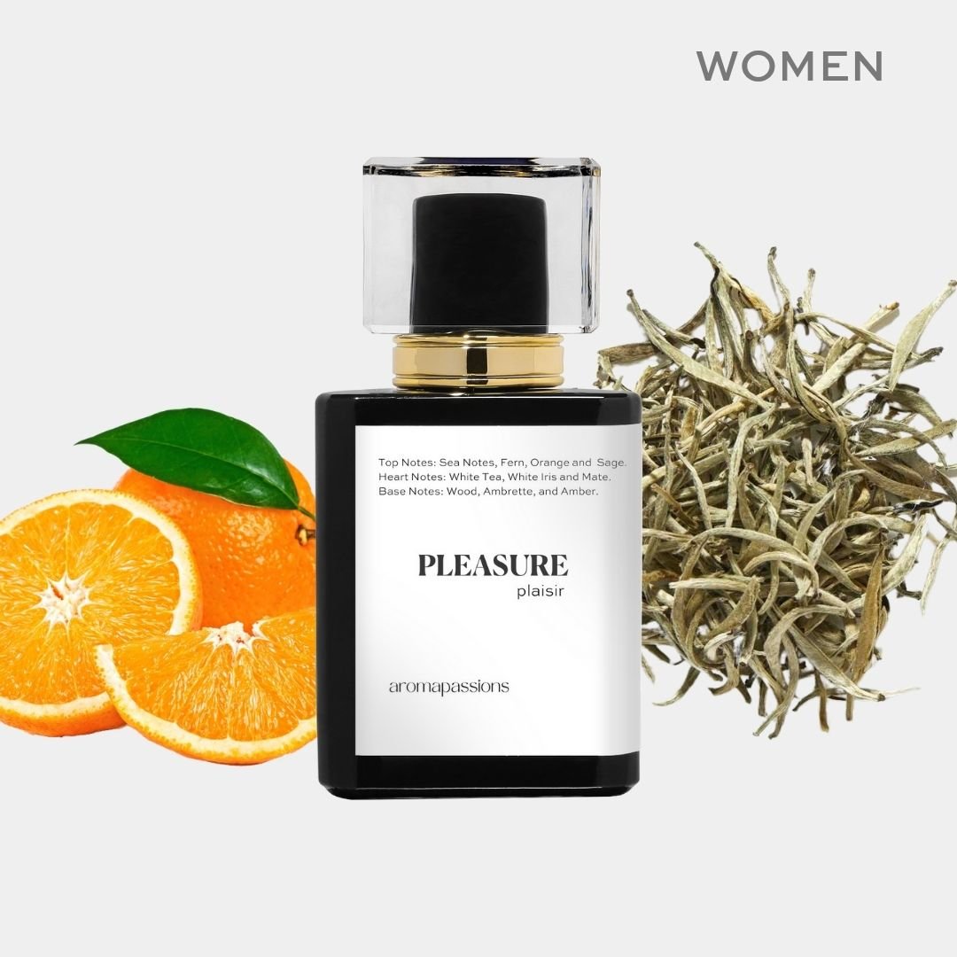 PLEASURE | Inspired by ELIZABETH ARDEN WHITE TEA | White Tea Dupe Pheromone Perfume - aromapassions