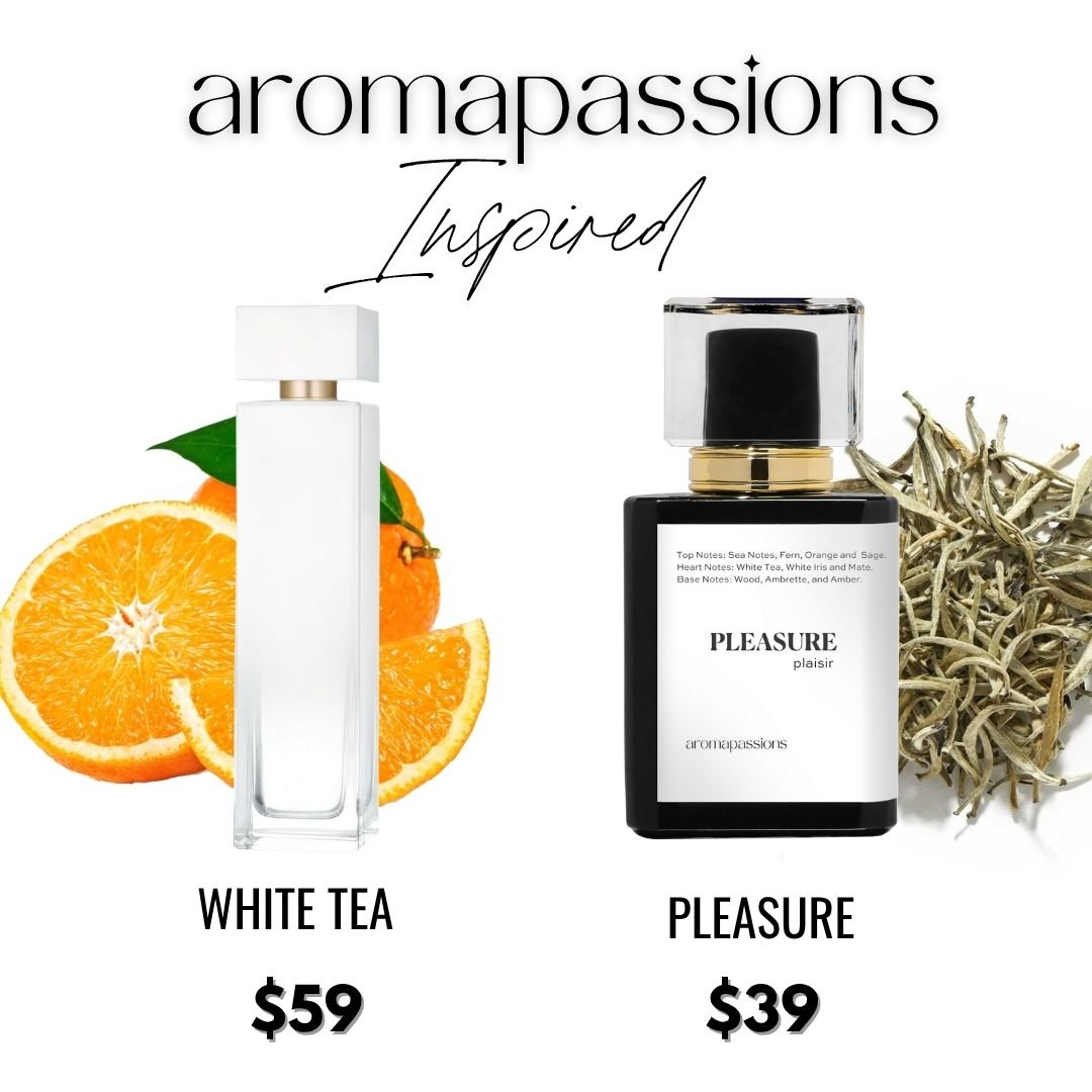 PLEASURE | Inspired by ELIZABETH ARDEN WHITE TEA | White Tea Dupe Pheromone Perfume - aromapassions