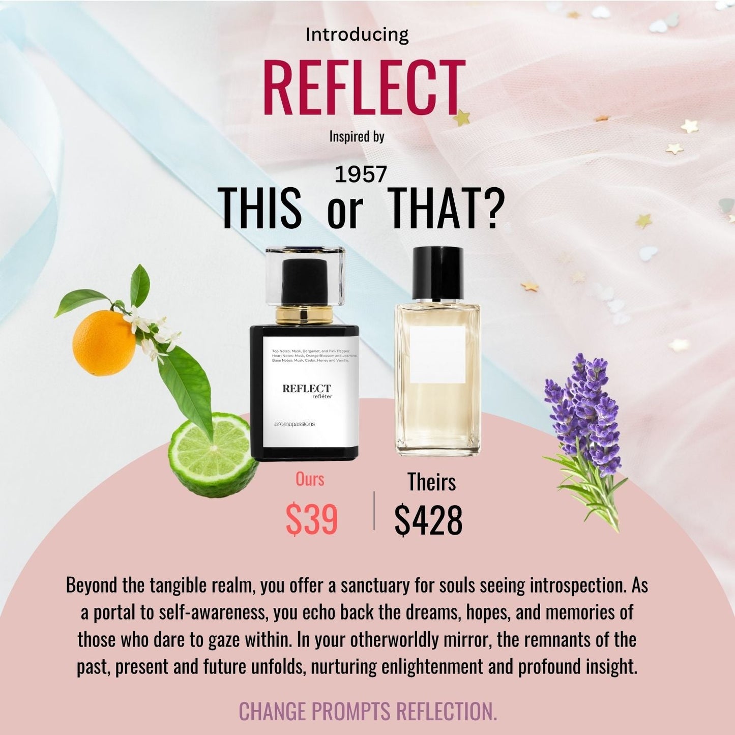 REFLECT | Inspired by CHANEL 1957 | 1957 Dupe Pheromone Perfume - aromapassions