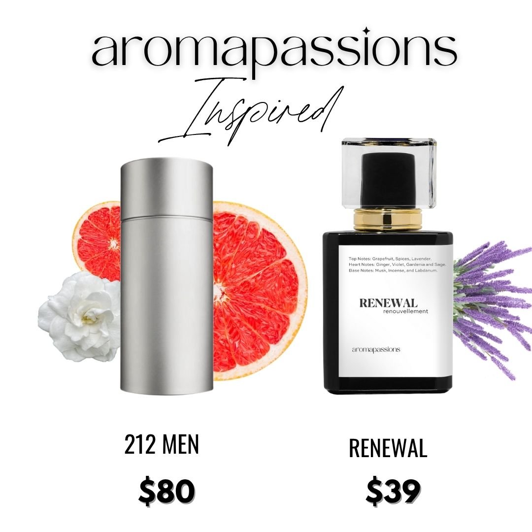 RENEWAL | Inspired by CAROLINA HERRERA 212 MEN | 212 Men Dupe Pheromone Perfume - aromapassions