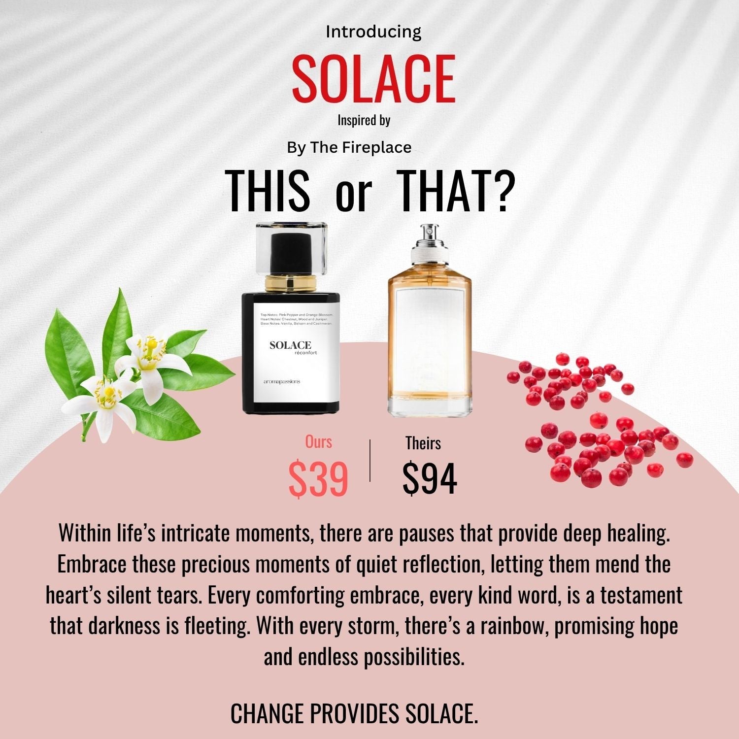SOLACE | Inspired by MAISON MARTIN MARGIELA PARIS REPLICA BY THE FIREPLACE | Replica By The Fireplace Dupe Pheromone Perfume - aromapassions