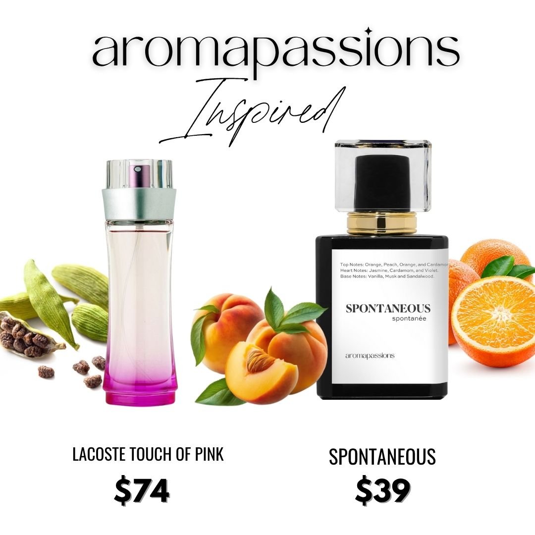 SPONTANEOUS | Inspired by LACOSTE - FRAGRANCES LACOSTE TOUCH OF PINK | Lacoste Touch of Pink Dupe Pheromone Perfume - aromapassions