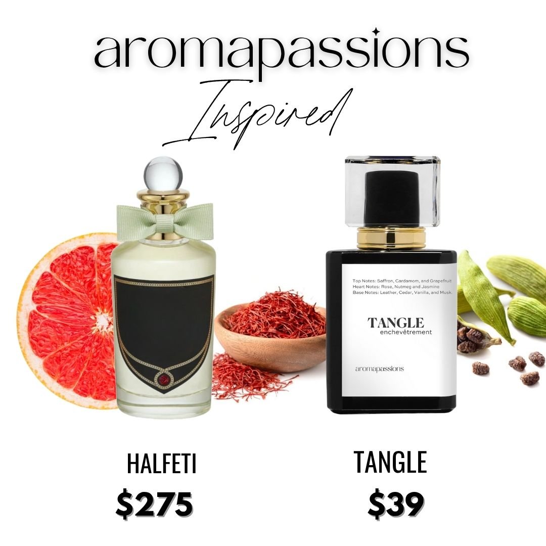 TANGLE | Inspired by PENHALIGON'S HALFETI | Halfeti Dupe Pheromone Perfume - aromapassions