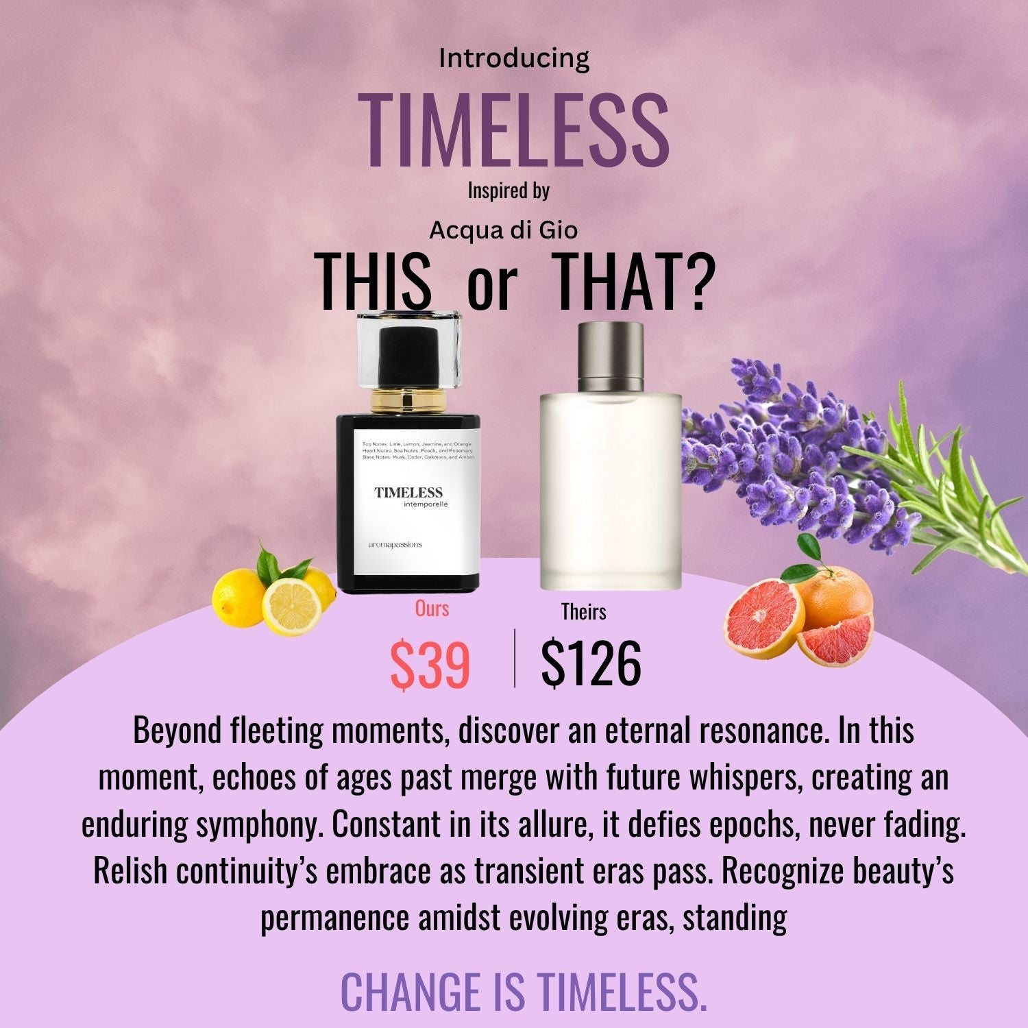 TIMELESS | Inspired by GIORGIO ARMANI ACQUA DI GIO | Acqua di Gio Dupe Pheromone Perfume - aromapassions