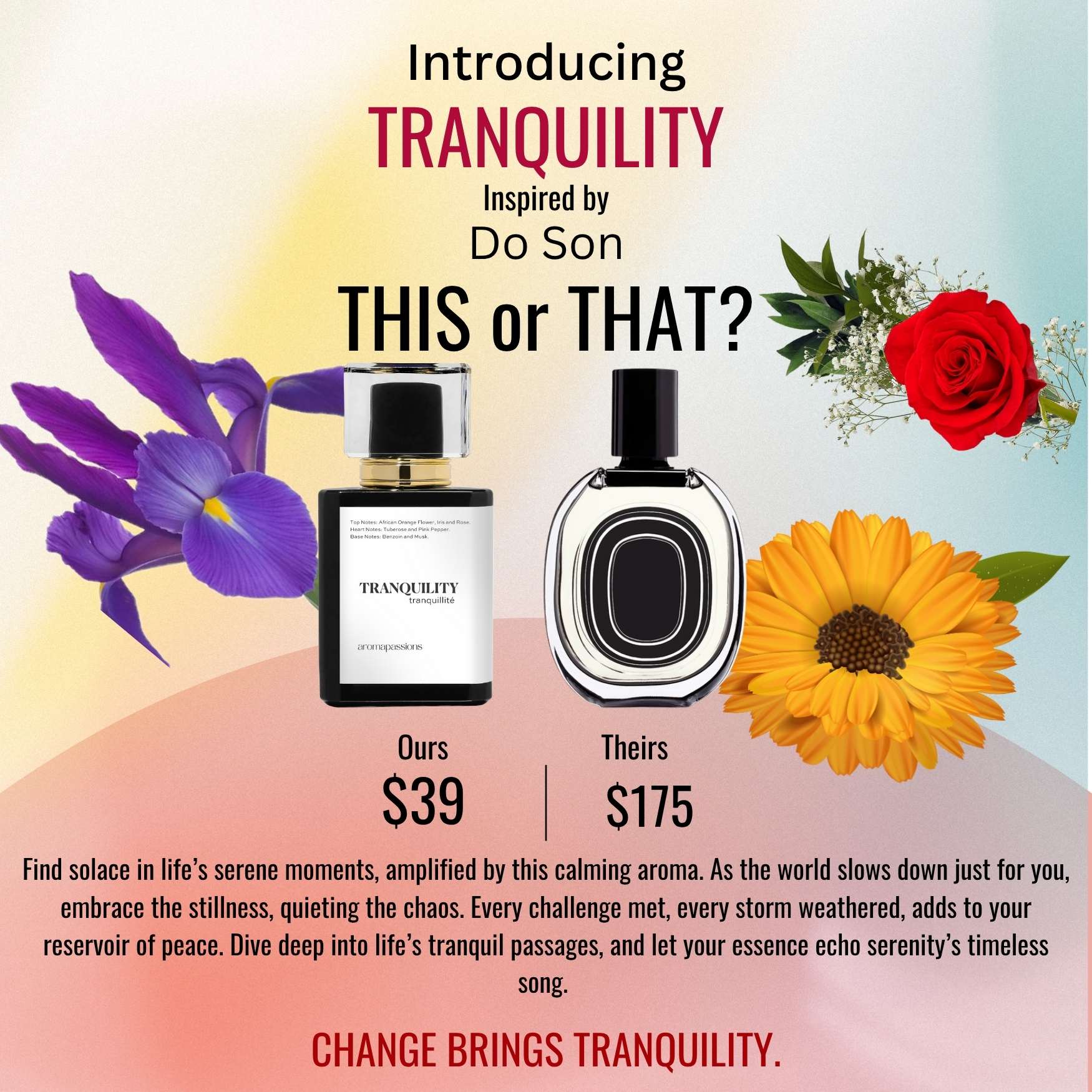 TRANQUILITY | Inspired by DIPTQ. DO SON | Do Son Dupe Pheromone Perfume - aromapassions