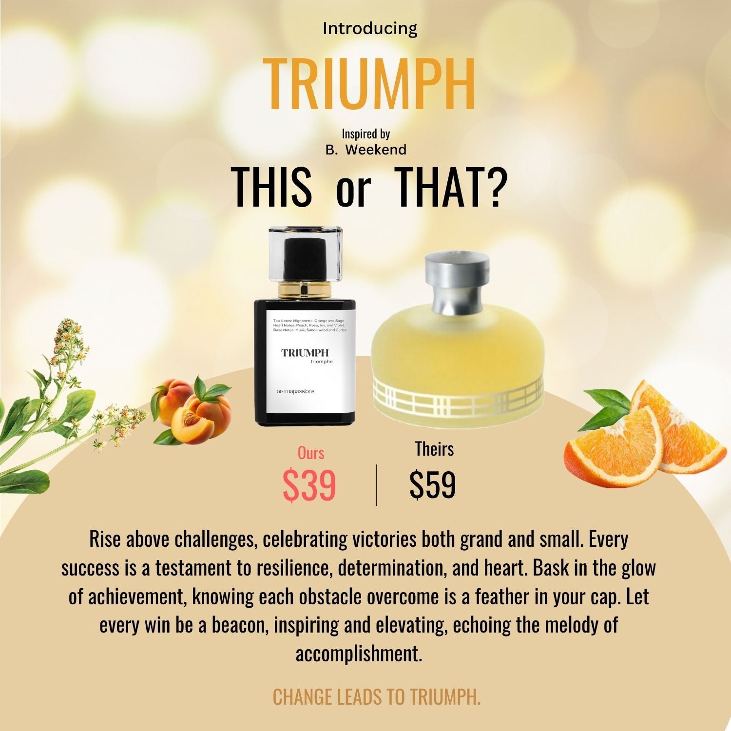 TRIUMPH | Inspired by BURBERRY WEEKEND | Weekend Dupe Pheromone Perfume - aromapassions