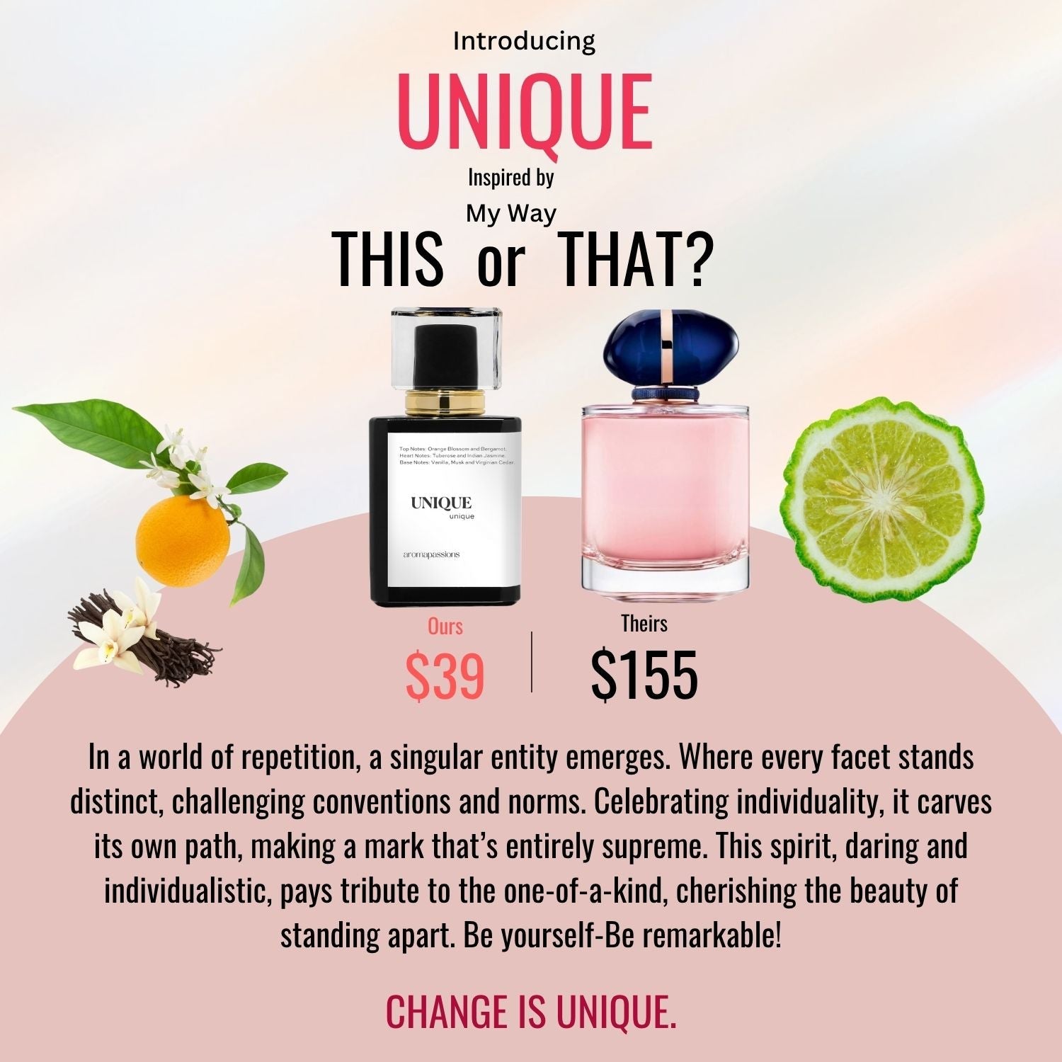 UNIQUE | Inspired by GIORGIO - ARMANI MY WAY | My Way Dupe Pheromone Perfume - aromapassions