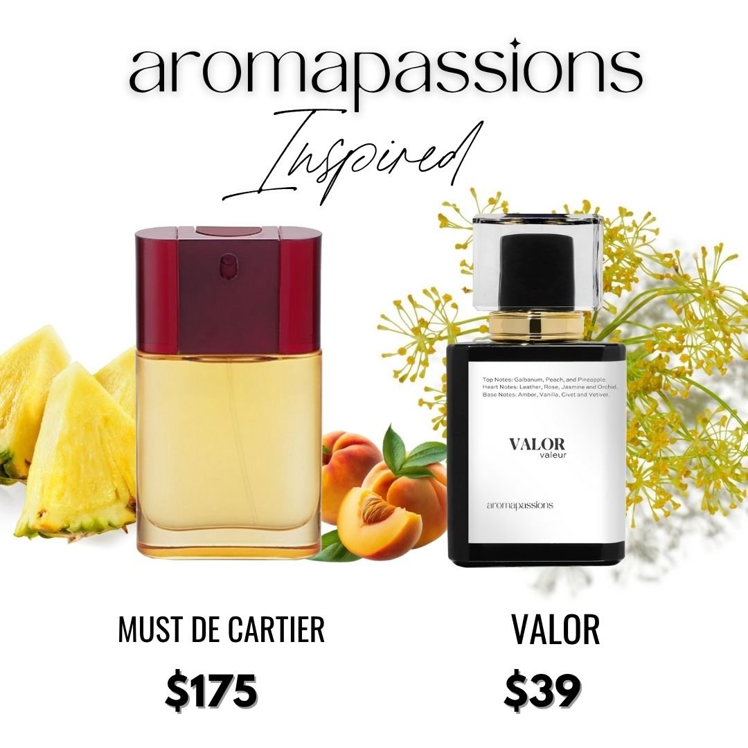 VALOR | Inspired by CARTIER MUST DE CARTIER | Must De Cartier Dupe Pheromone Perfume - aromapassions
