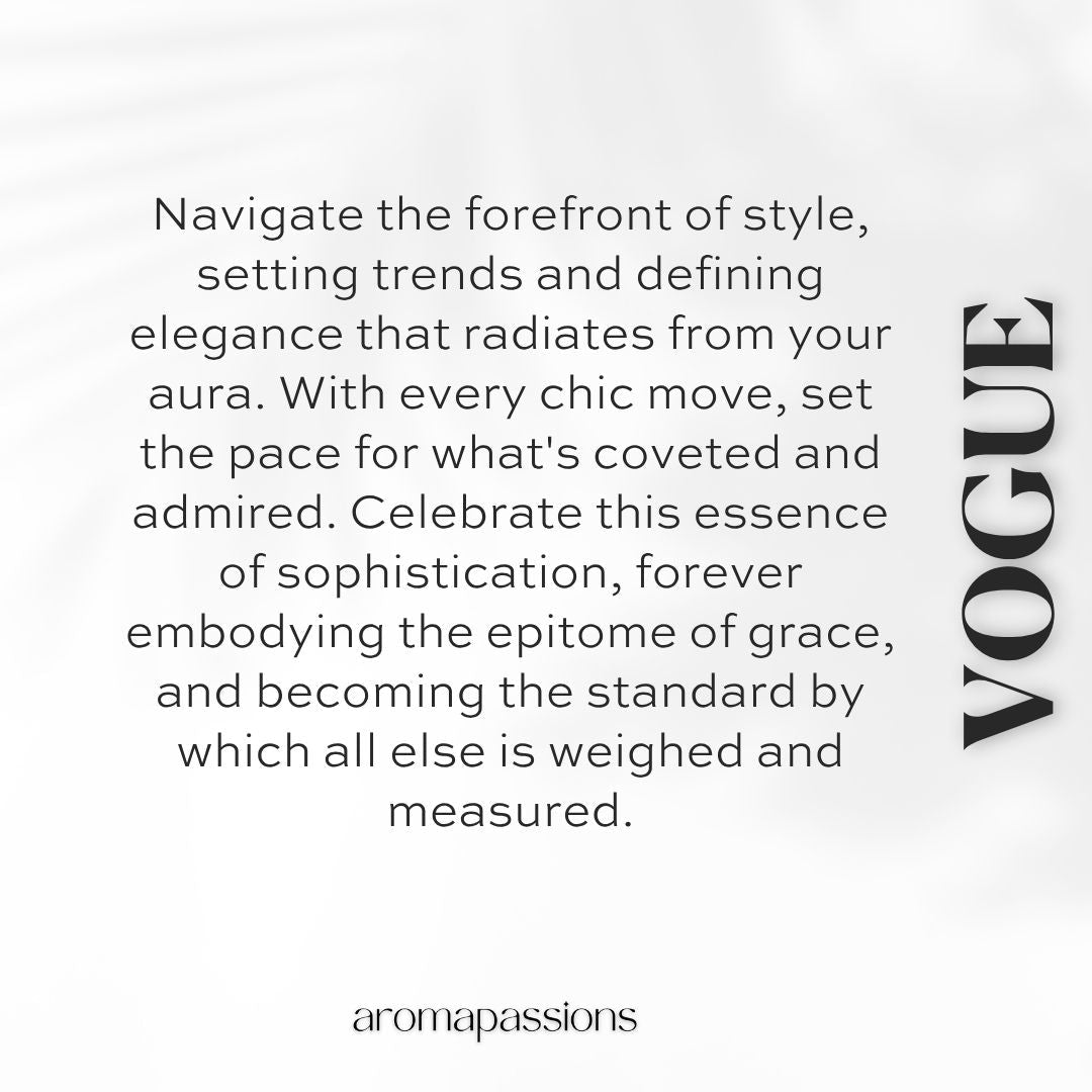 VOGUE | Inspired by JULIETTE HAS A GUN VANILLA VIBES | Vanilla Vibes Dupe Pheromone Perfume - aromapassions