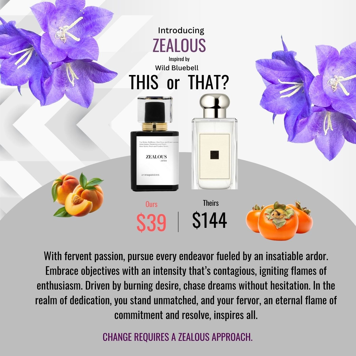 ZEALOUS | Inspired by JO MALONE WILD BLUEBELL | Wild Bluebell Dupe Pheromone Perfume - aromapassions